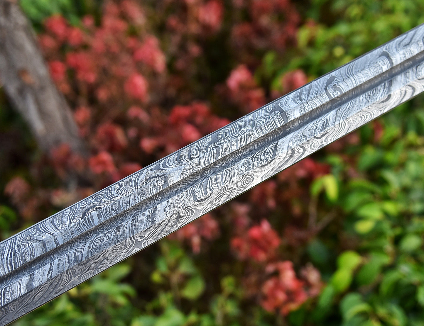 Viking Sword – Hand-Forged Norse Warrior Blade with Leather-Wrapped Grip