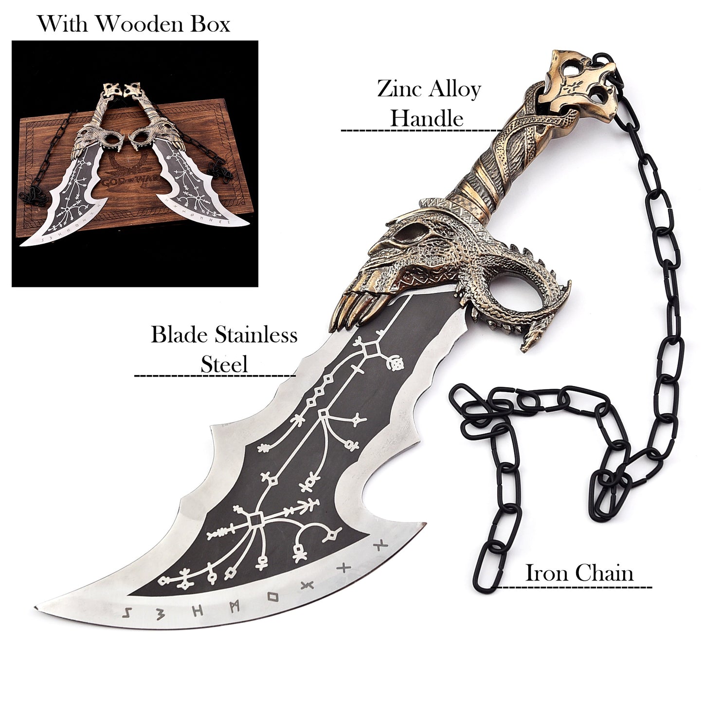 Blades of Chaos – Kratos Twin Blades from God of War