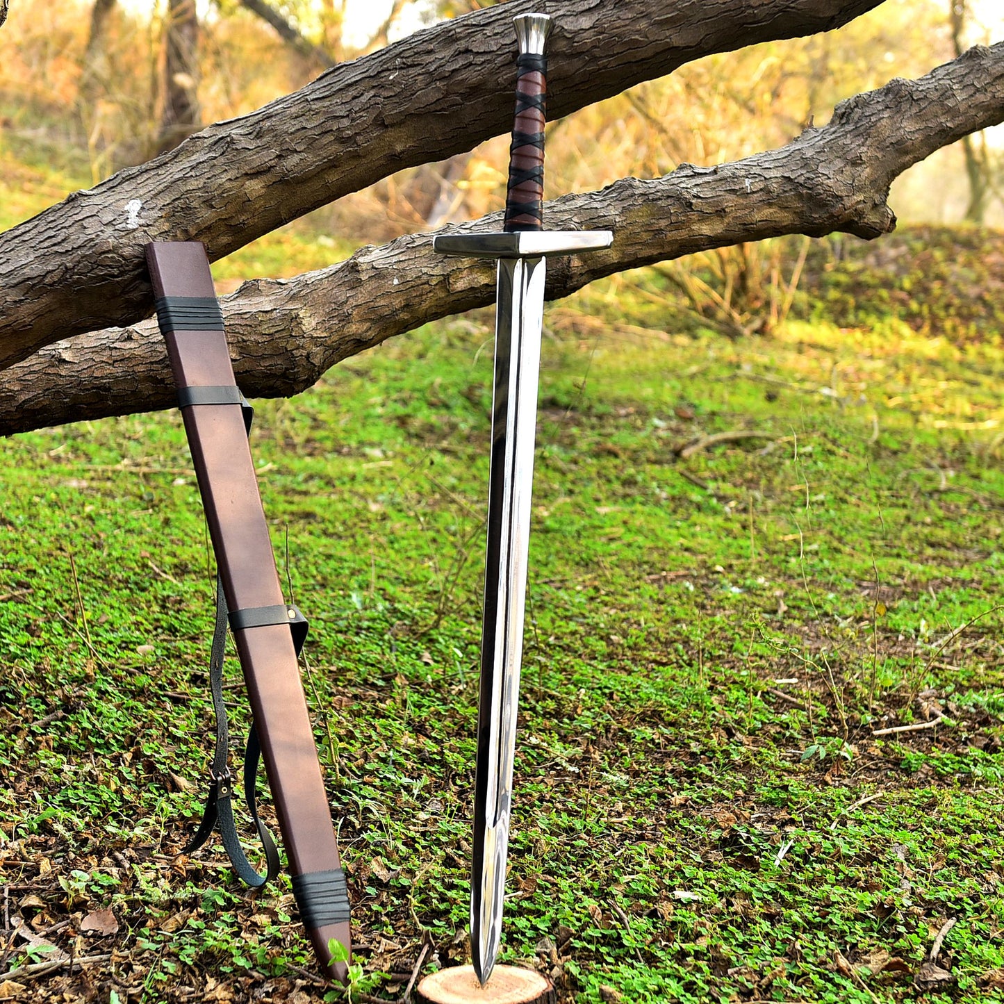 King Arthur Sword with Scabbard – Battle Ready Fully Functional Sword – Legendary Medieval Blade for Collectors & Cosplay