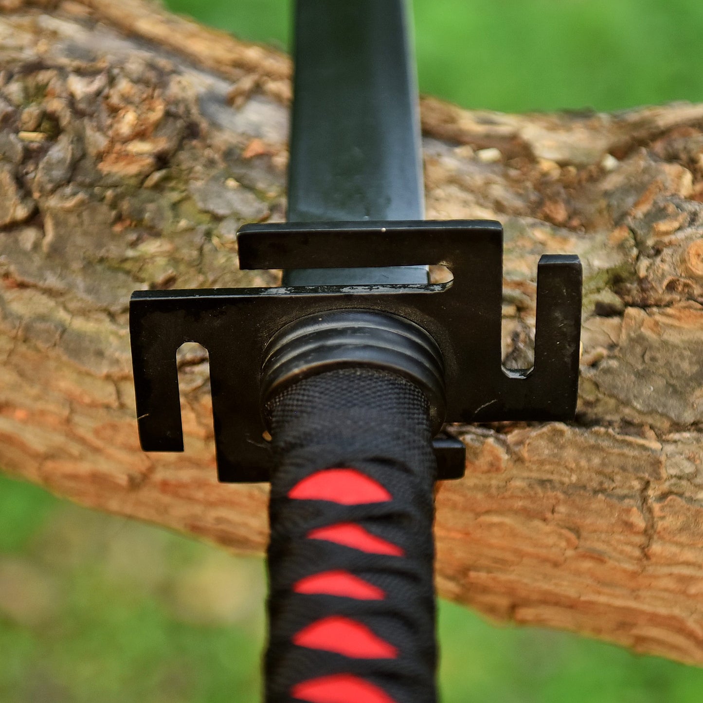 Black Powder Coated Katana – Japanese Samurai Sword with Scabbard