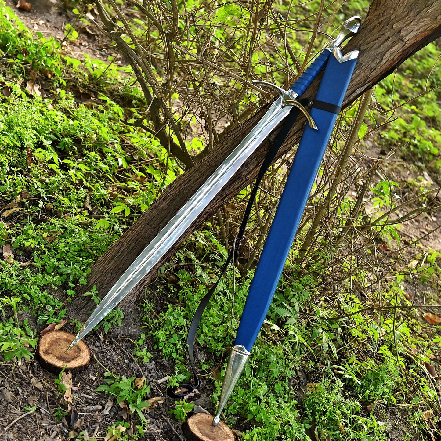 Functional Glamdring Sword of Gandalf with Scabbard – Real Battle Ready Sword – Legendary Elven Blade | Fantasy Replica