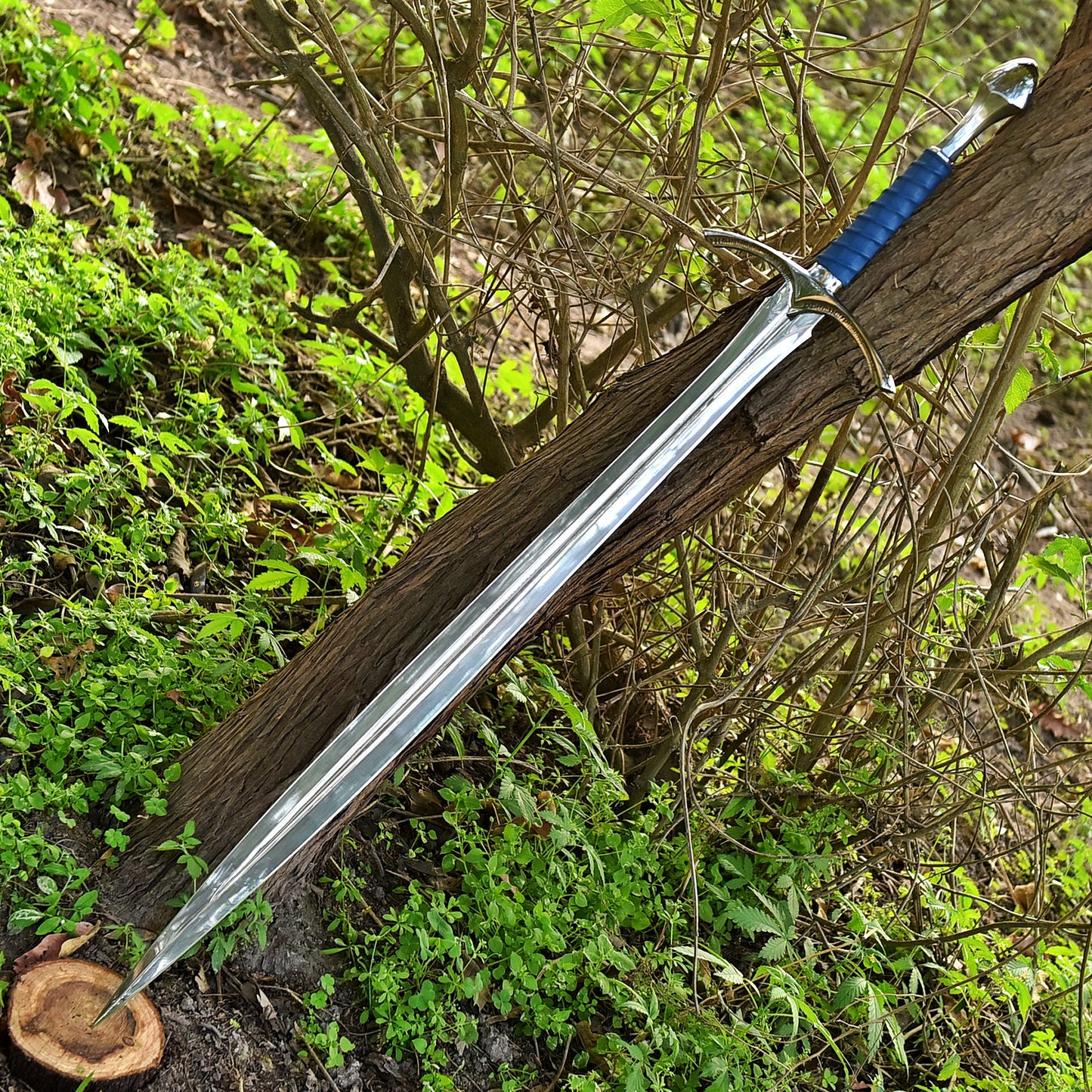 Functional Glamdring Sword of Gandalf with Scabbard – Real Battle Ready Sword – Legendary Elven Blade | Fantasy Replica