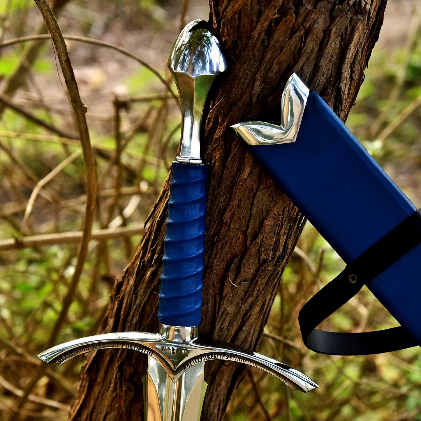 Functional Glamdring Sword of Gandalf with Scabbard – Real Battle Ready Sword – Legendary Elven Blade | Fantasy Replica