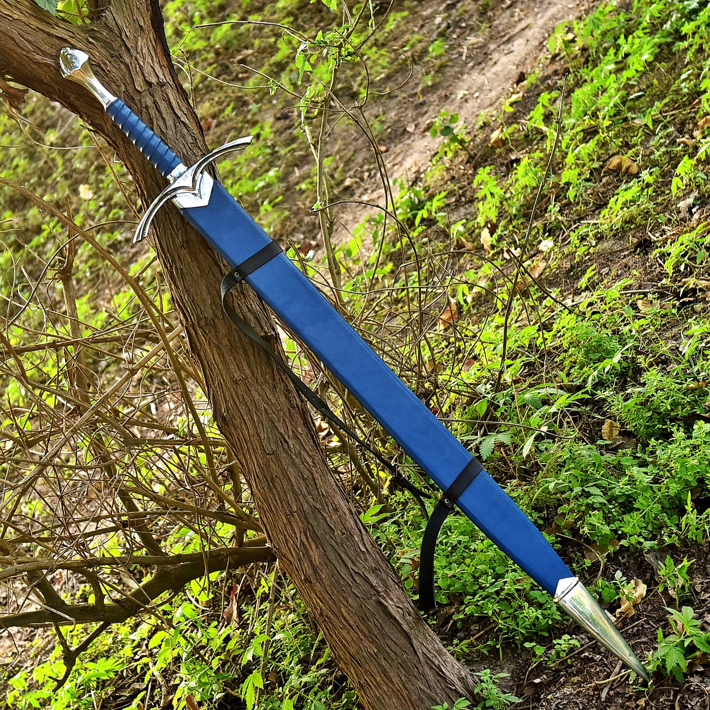 Functional Glamdring Sword of Gandalf with Scabbard – Real Battle Ready Sword – Legendary Elven Blade | Fantasy Replica