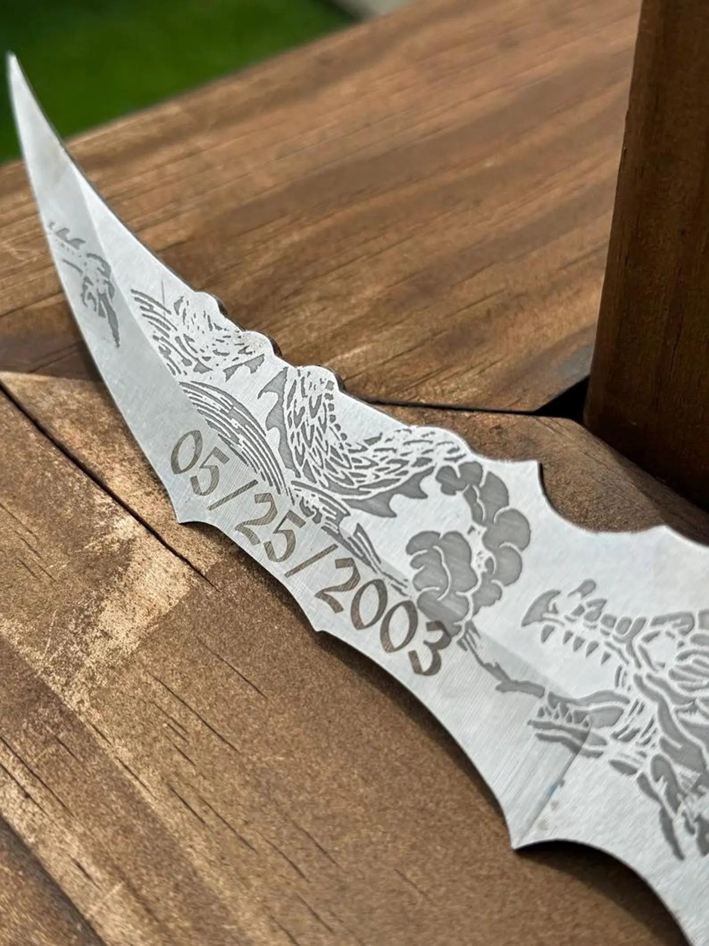 Custom Engraved Dragon Dagger – Stainless Steel Fantasy Blade | Mythical Collector’s Knife