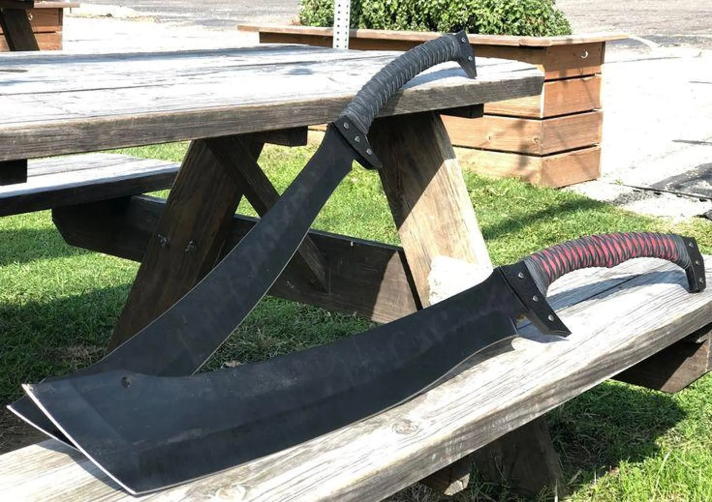 Twin Tactical Warrior Swords – Full Tang Combat Blades with Wrapped Handles