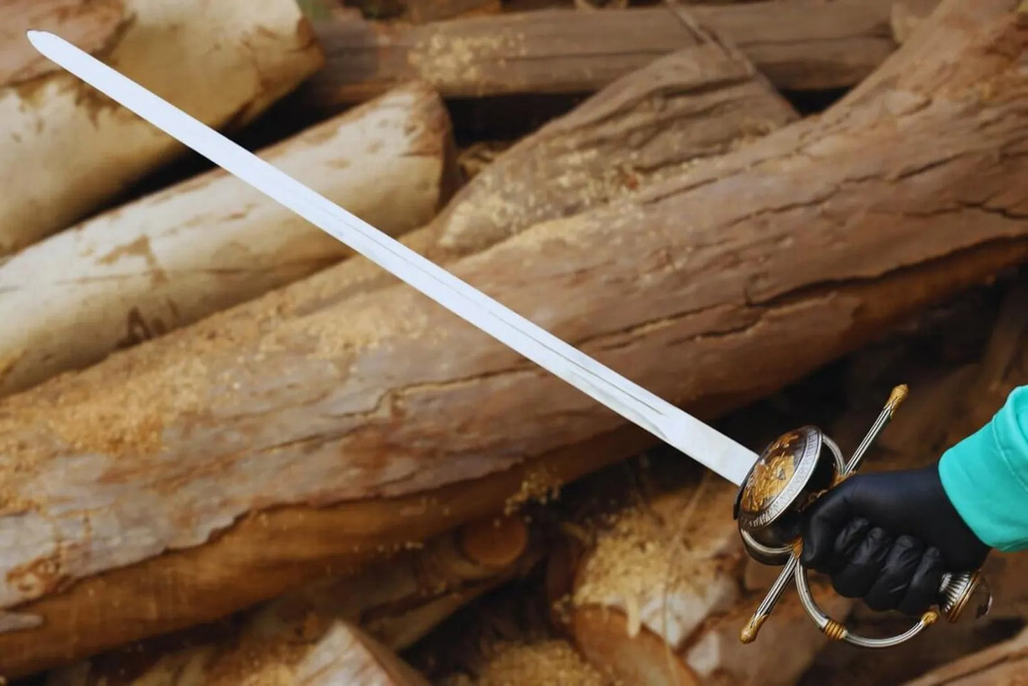 Quixote Rapier – Renaissance Spanish Musketeer Sword | Ornate European Fencing Blade with Scabbard