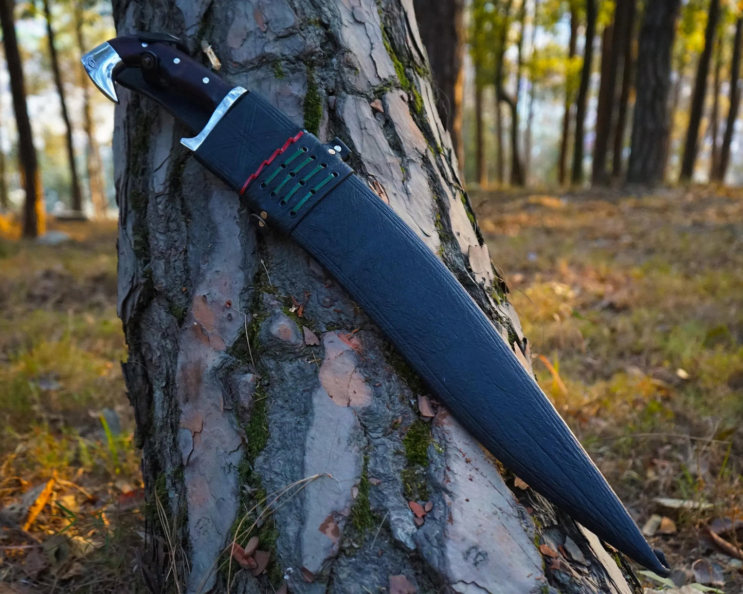Greek Kopis Machete Knife – Handmade Jungle Blade | Oil-Quenched & Water-Tempered Edge
