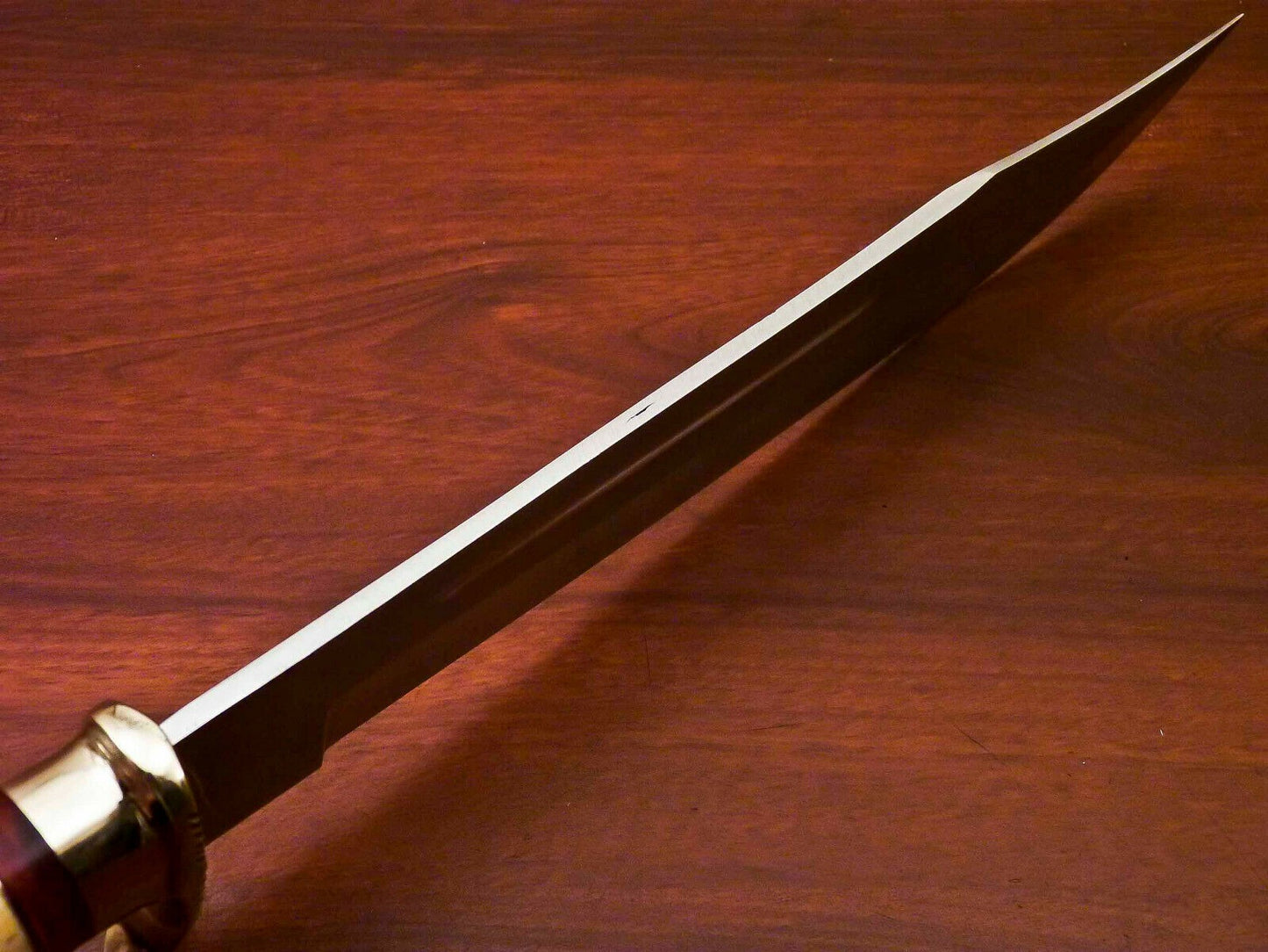 Stainless Steel Bowie Knife – Carved Bone Handle | Handcrafted Hunting & Collector’s Blade