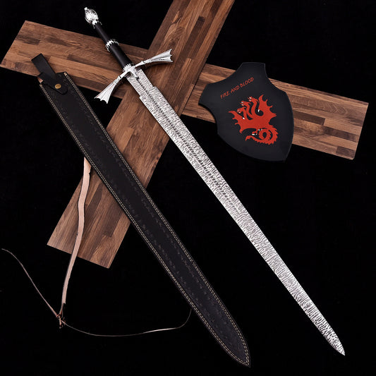 Dark Sister Sword – Targaryen Valyrian Steel Replica Inspired by House of the Dragon