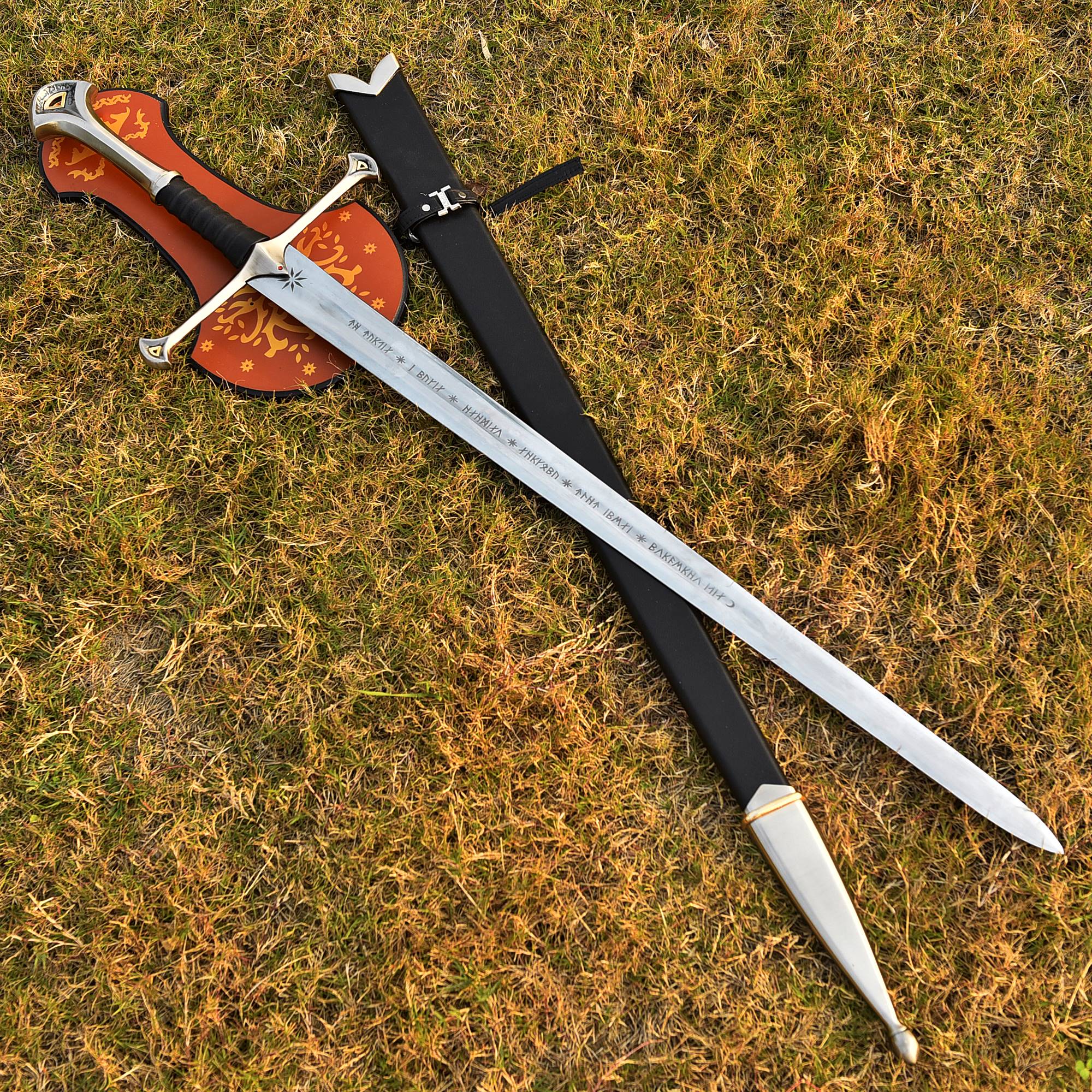 Anduril – Flame of the West | Sword of Aragorn with Scabbard | Legendary King’s Blade
