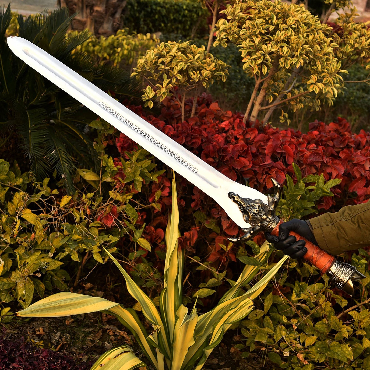 Albion Conan the Barbarian Father’s Sword  with Leather-Wrapped Grip