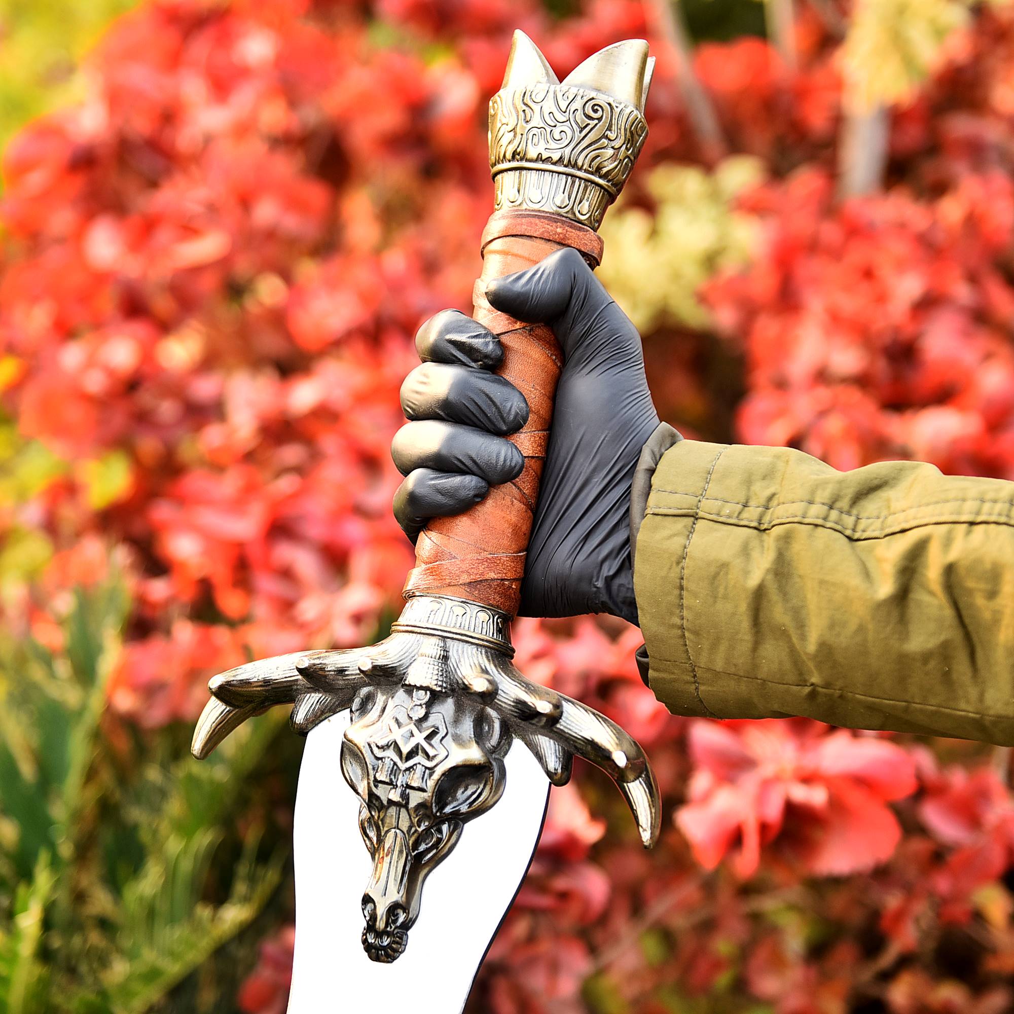 Albion Conan the Barbarian Father’s Sword  with Leather-Wrapped Grip