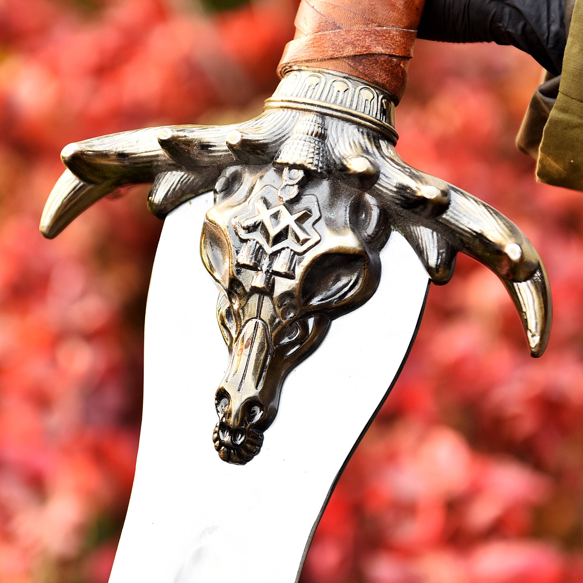Albion Conan the Barbarian Father’s Sword  with Leather-Wrapped Grip