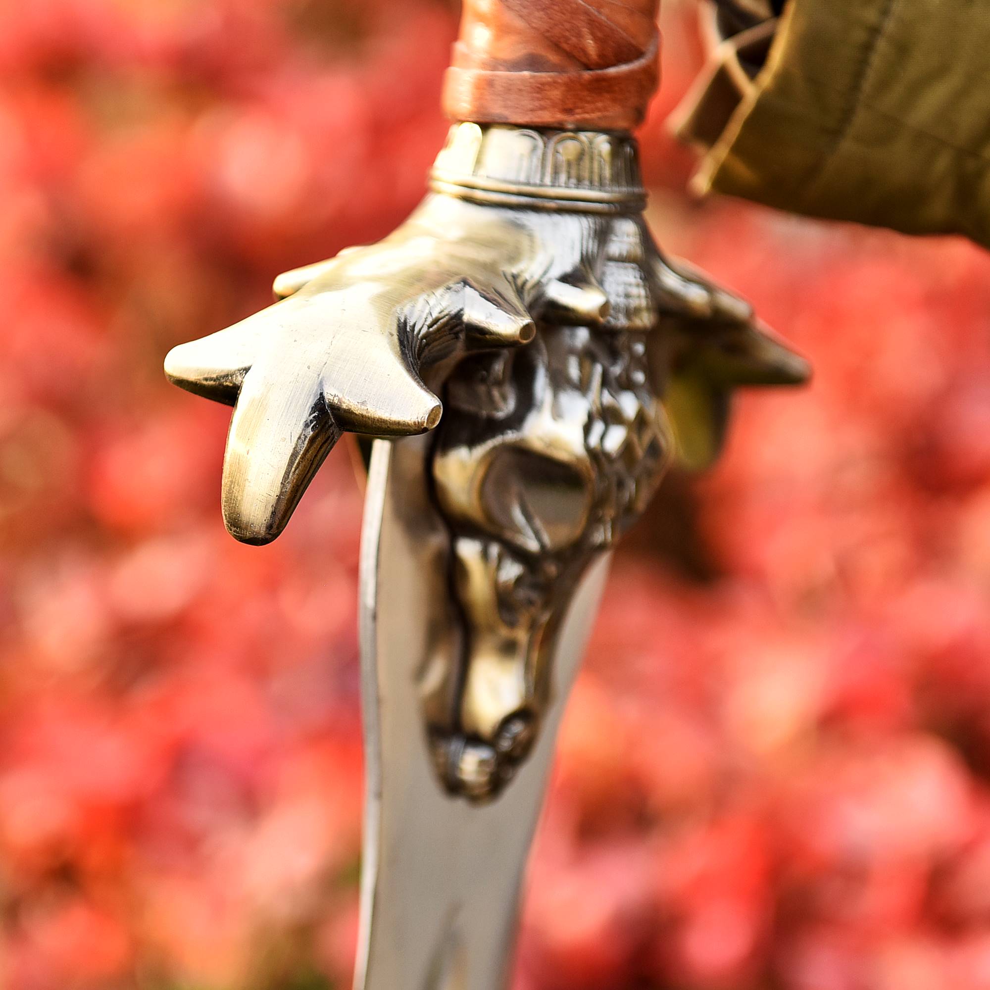 Albion Conan the Barbarian Father’s Sword  with Leather-Wrapped Grip