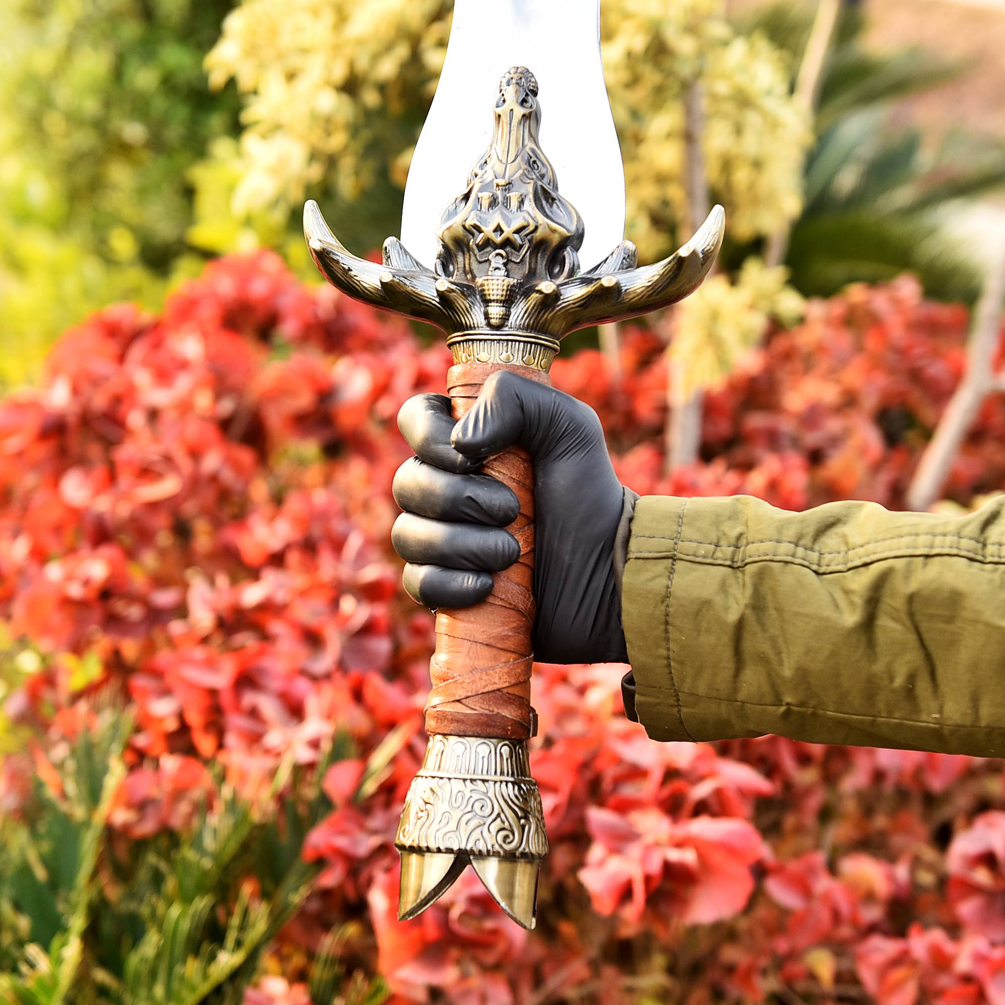 Albion Conan the Barbarian Father’s Sword  with Leather-Wrapped Grip
