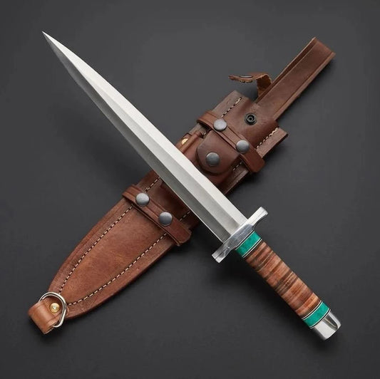 Custom Handmade Arkansas Toothpick Dagger – D2 Steel Fantasy Blade for Men | Collector’s Combat Knife