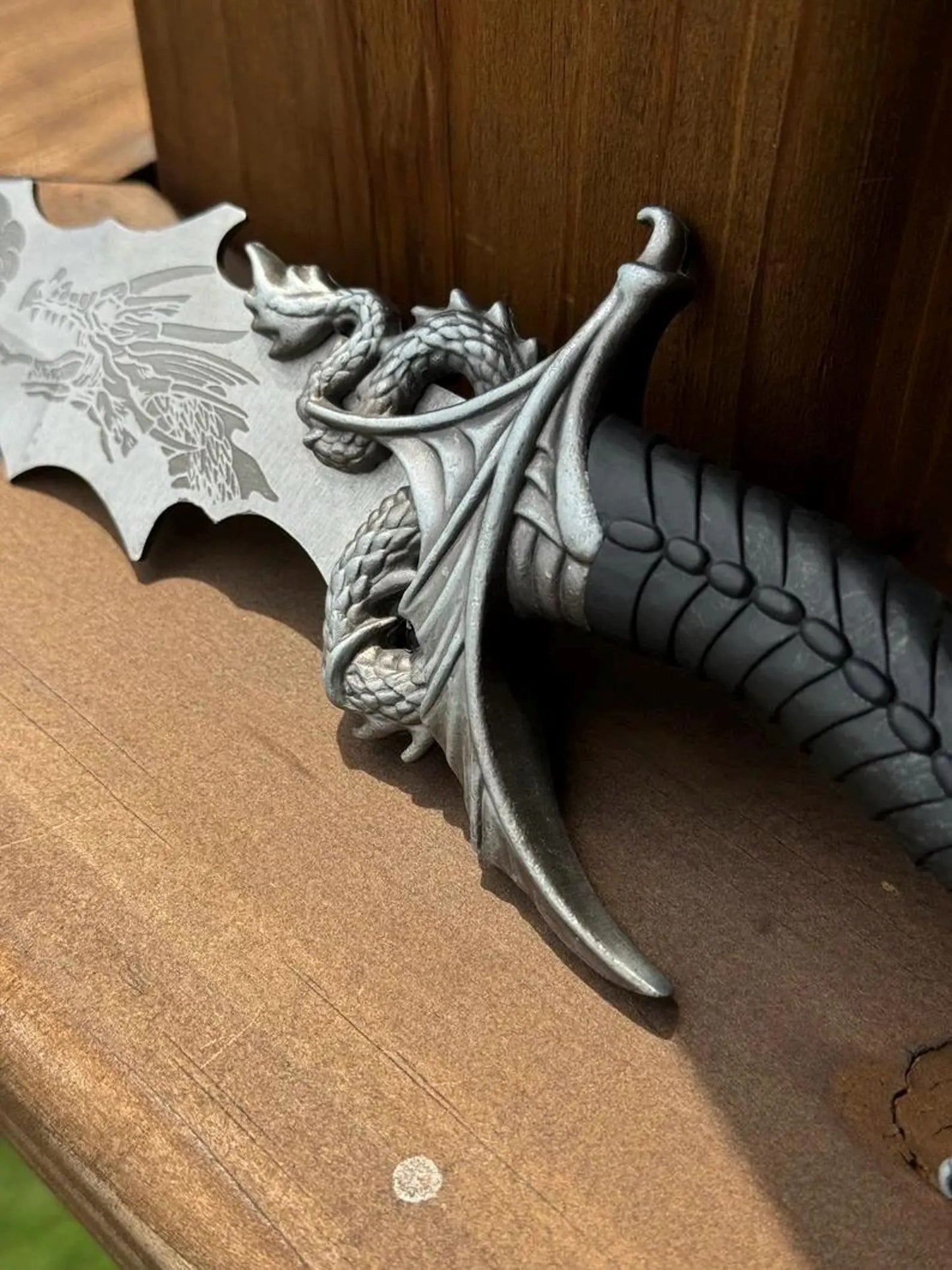 Custom Engraved Dragon Dagger – Stainless Steel Fantasy Blade | Mythical Collector’s Knife