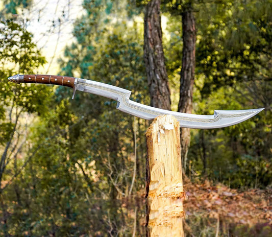 Handmade Egyptian Khopesh Sword – Curved Blade with Historic Sickle Design | Ancient Warrior Weapon