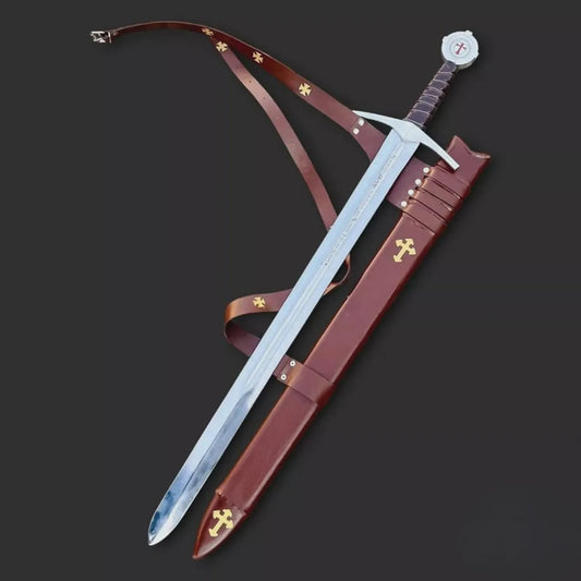 Sword of Honor – Knights Templar Accolade Blade with Scabbard