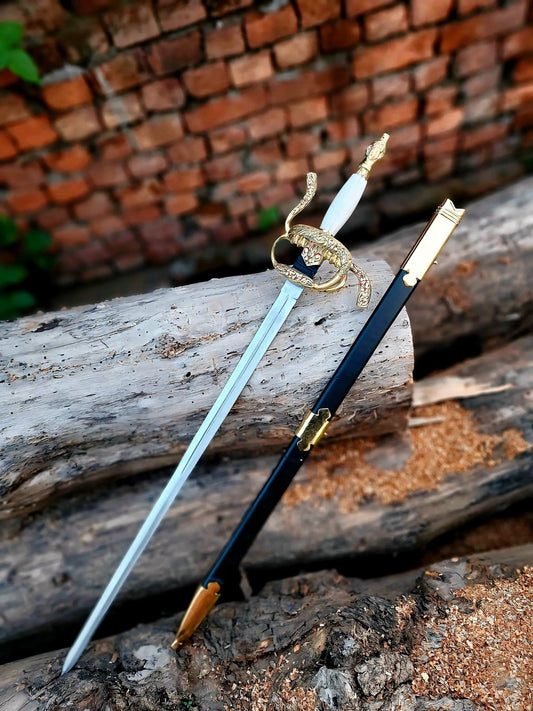 Peter Damon Highlander Sword – Toledo Salamanca Design with Scabbard | European Medieval Sword