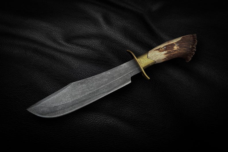 Aged Inglourious Basterds Replica Knife with Leather Sheath | Aldo Raine Knife | Movie Replica Knife | Gift for Him | Christmas Gift
