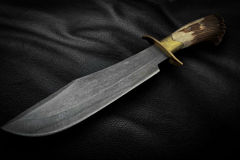Aged Inglourious Basterds Replica Knife with Leather Sheath | Aldo Raine Knife | Movie Replica Knife | Gift for Him | Christmas Gift